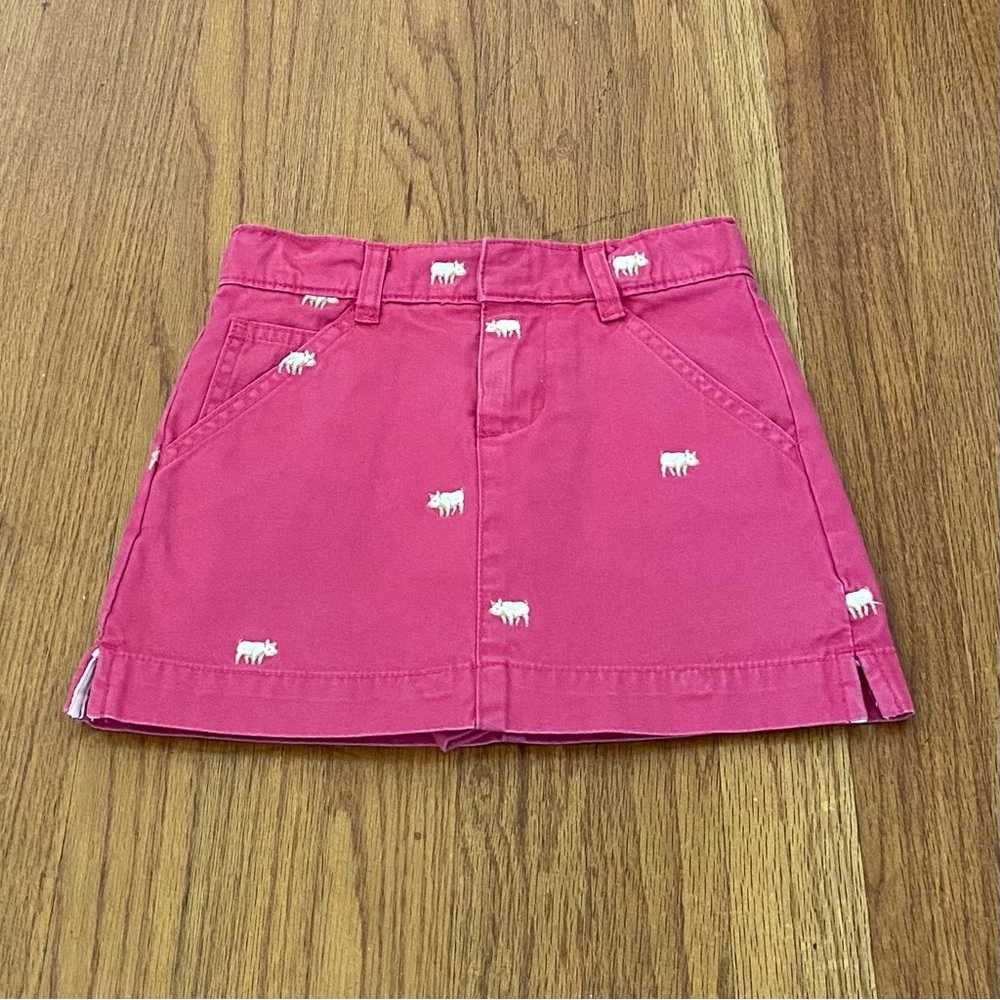 GAP Embroidered Piggy Skirt-Short